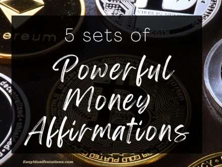 5 sets of powerful financial affirmations